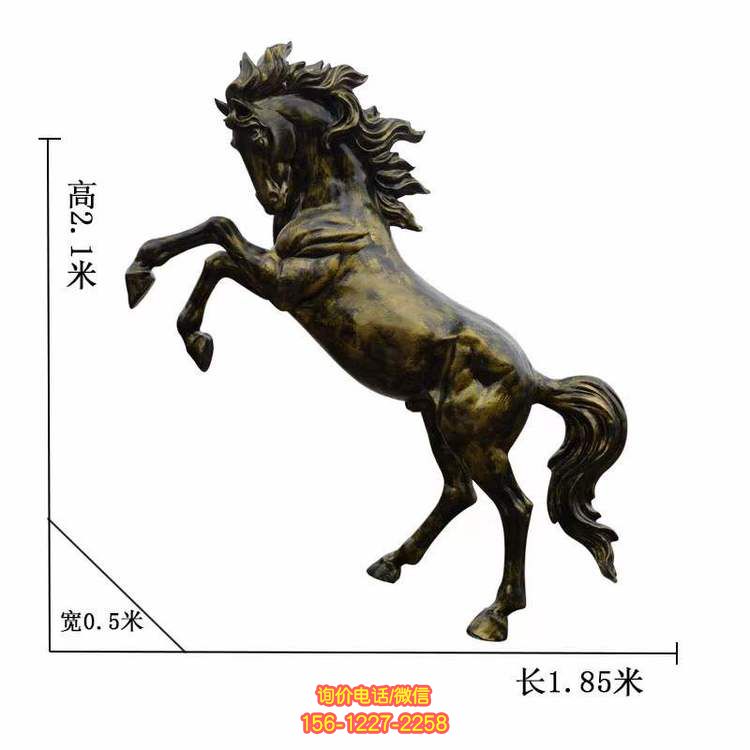 玻璃鋼歐式馬車動(dòng)物雕塑，美化景觀廣場(chǎng)